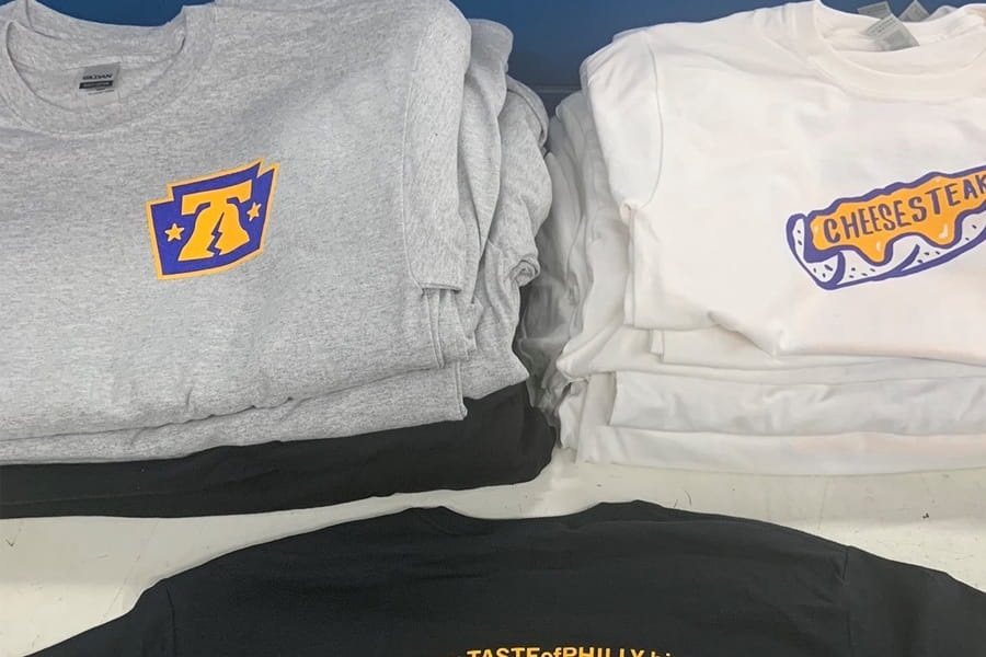 custom screen printing on all garments 